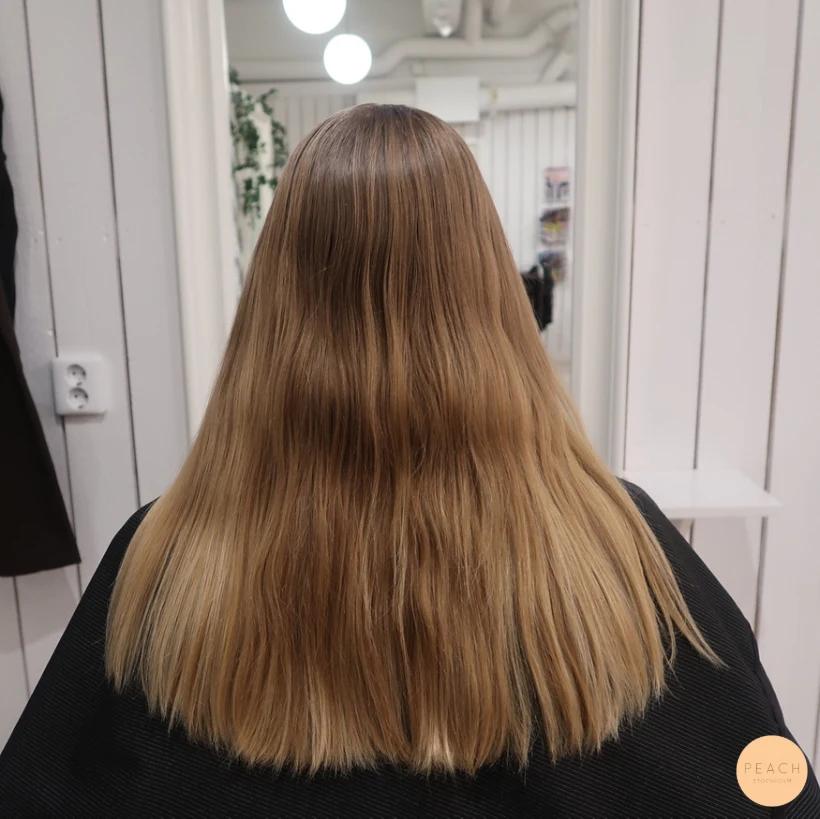 Balayage beige blonde