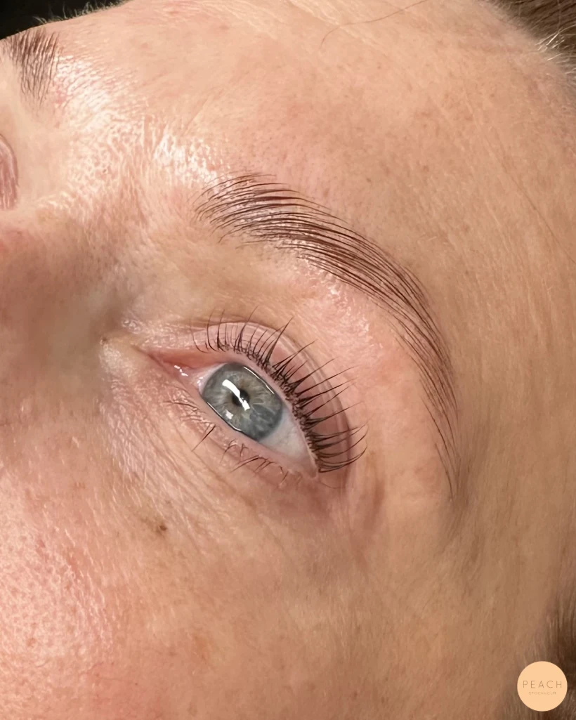 Lash och browlift korta tunna strån