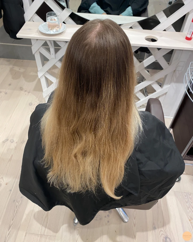 Blonde highlights