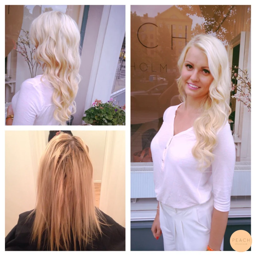 Somriga blonda extensions