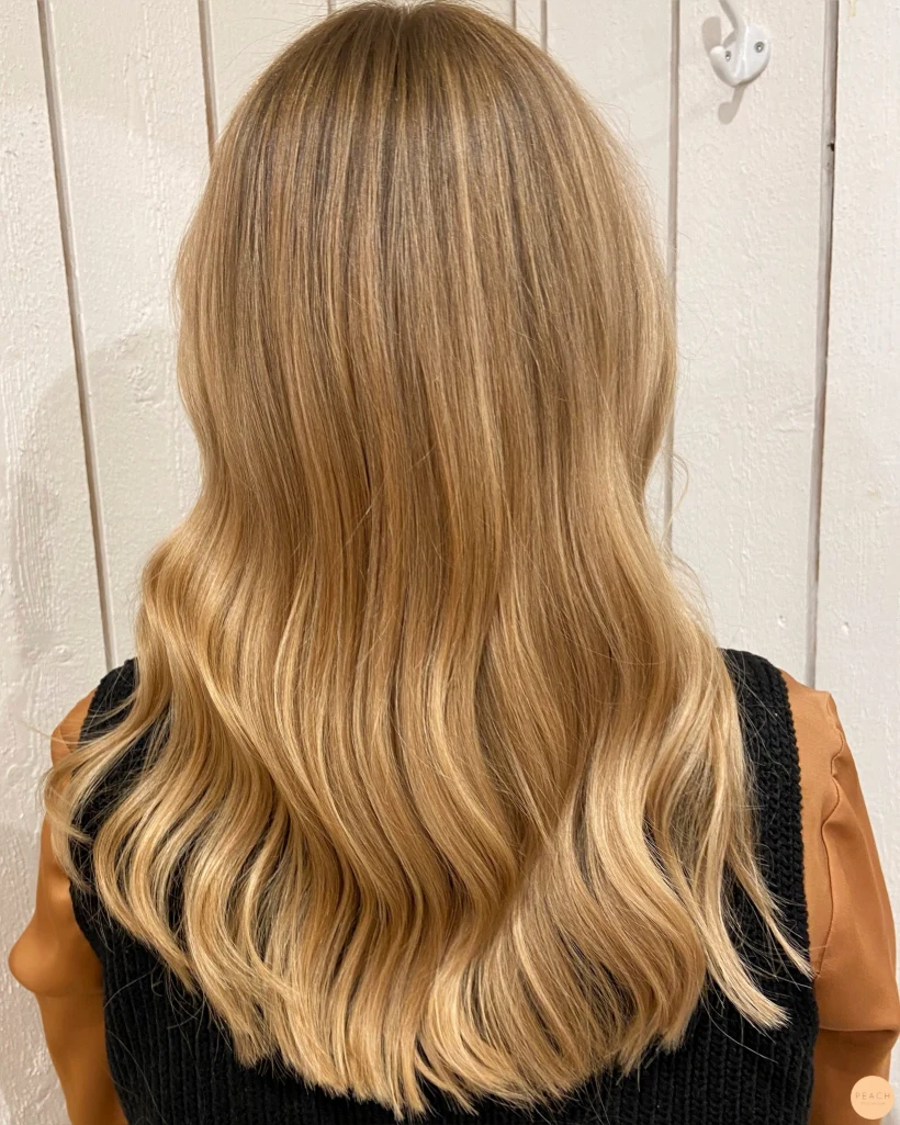 Ljusa slingor, blond