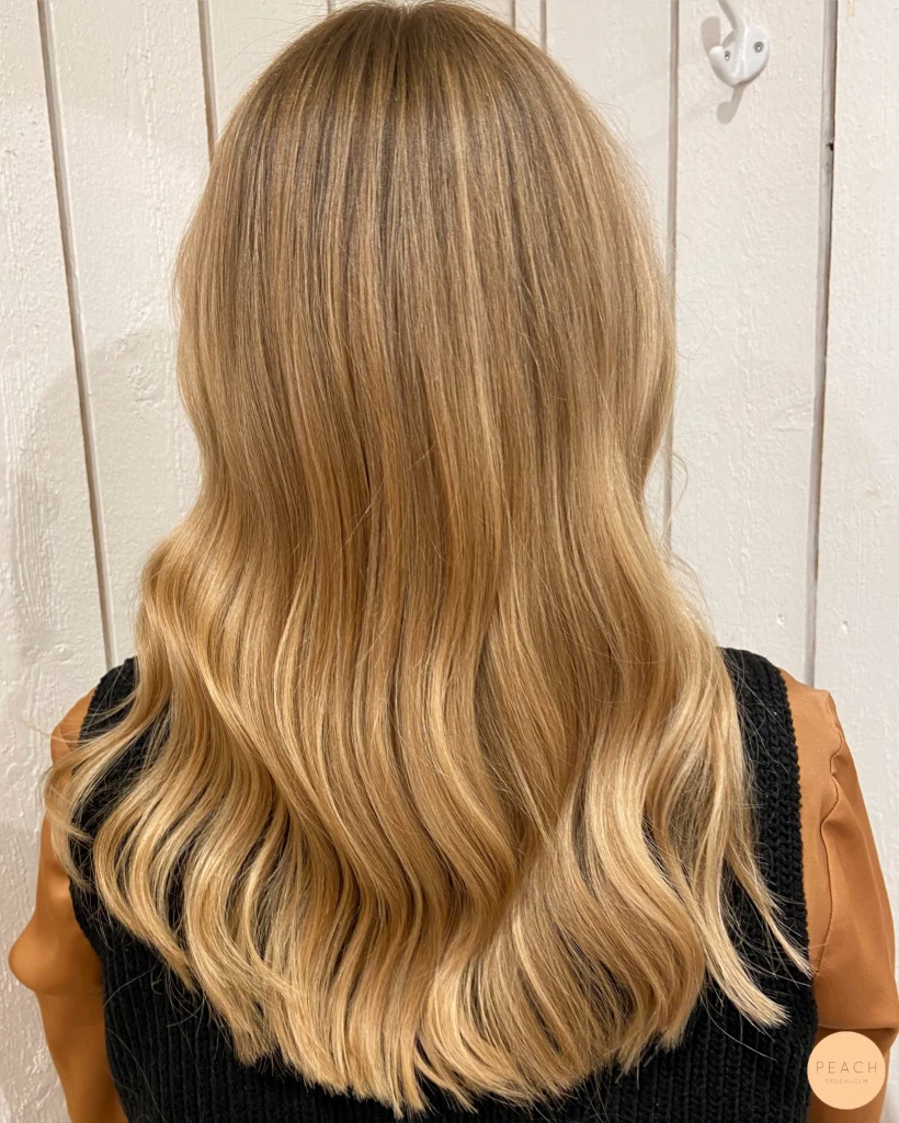 Ljusa slingor, blond