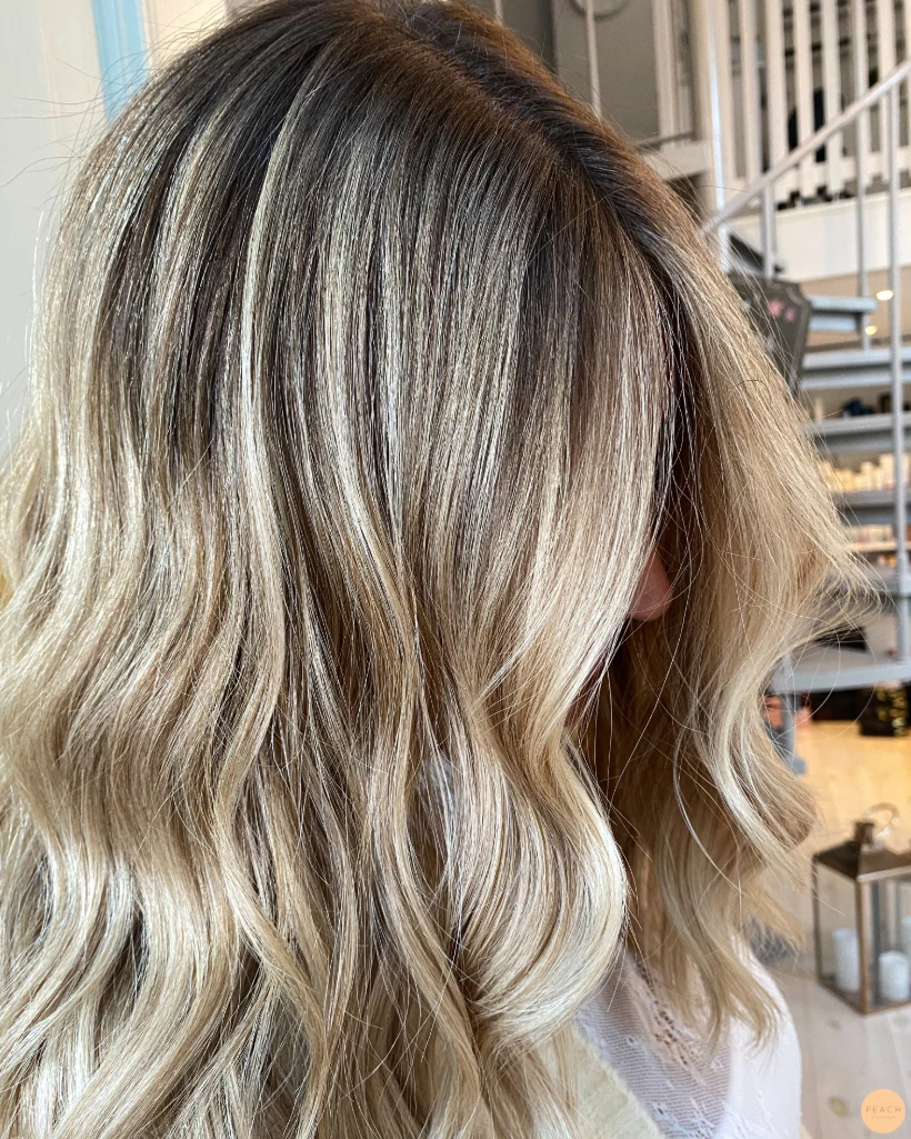 Balayage blond