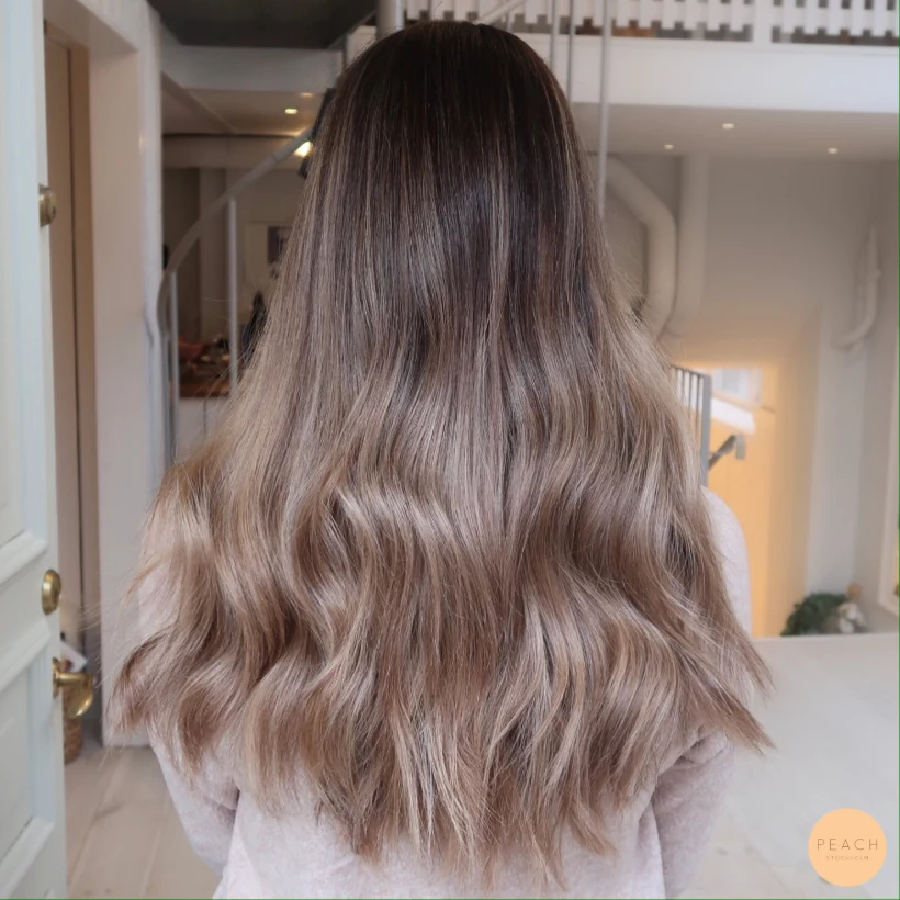 Make over kall beige balayage