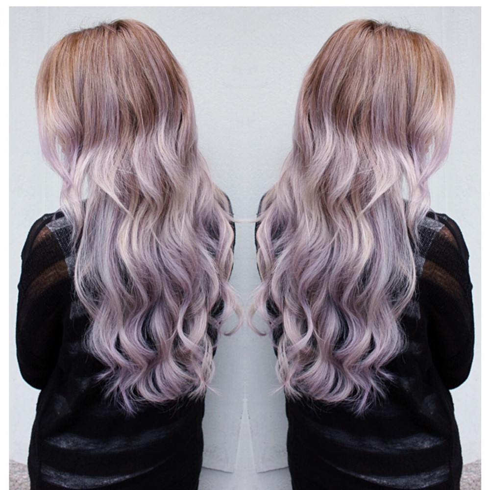 Lila ombre