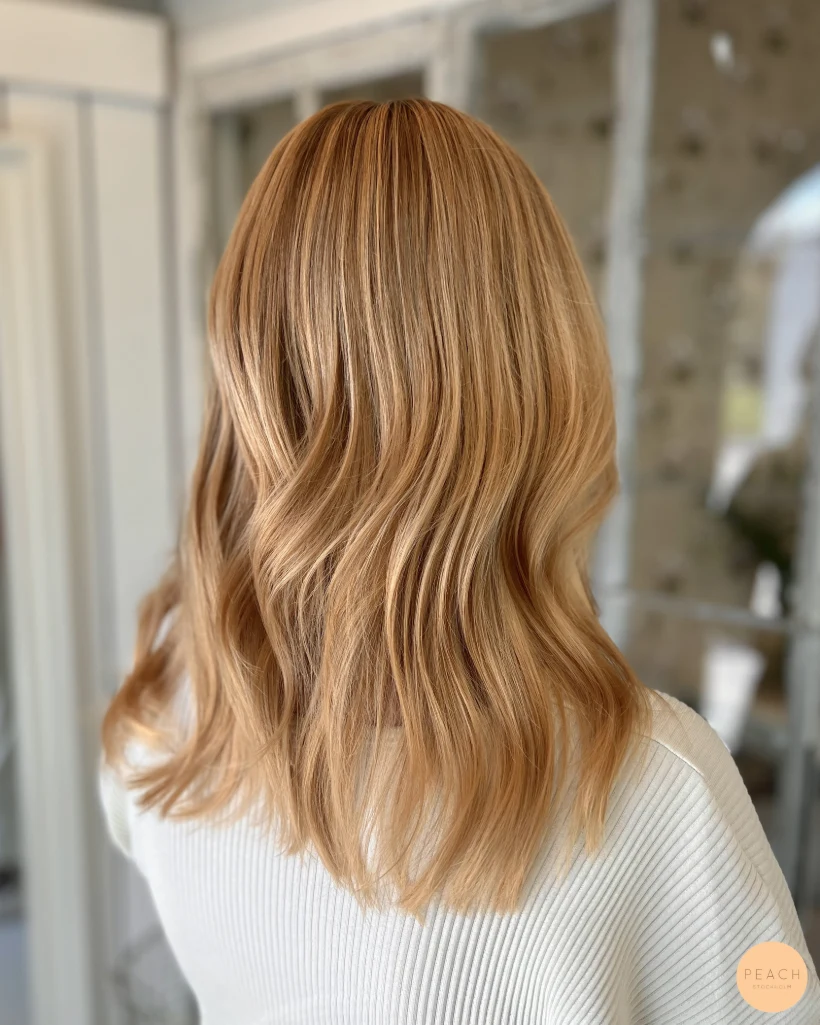 Copper blonde hair – salongsresultat av Kristin Gedda, 27 april 2023