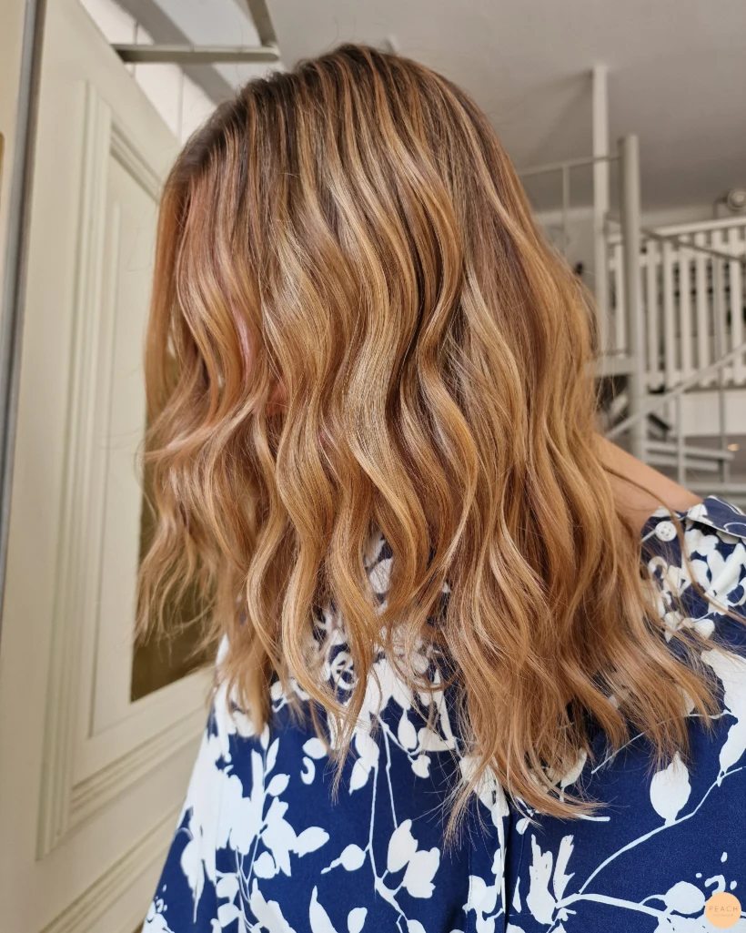 Bright pumpkin hair