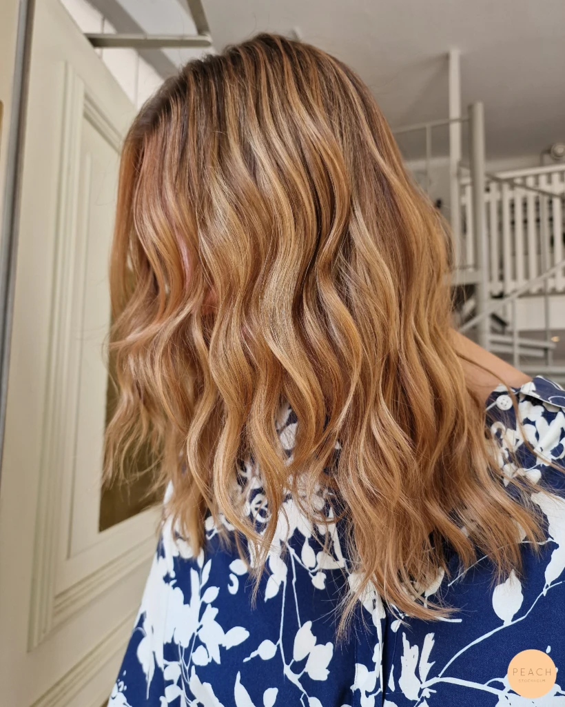 Bright pumpkin hair