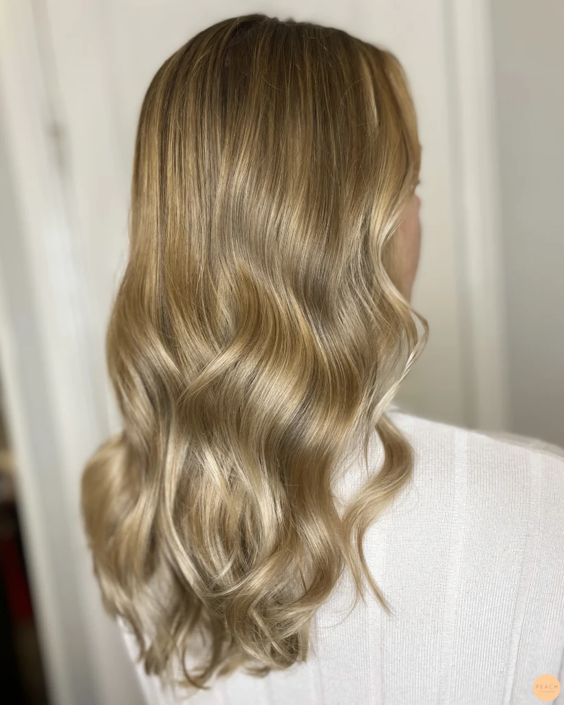 Varm/beige Balayage