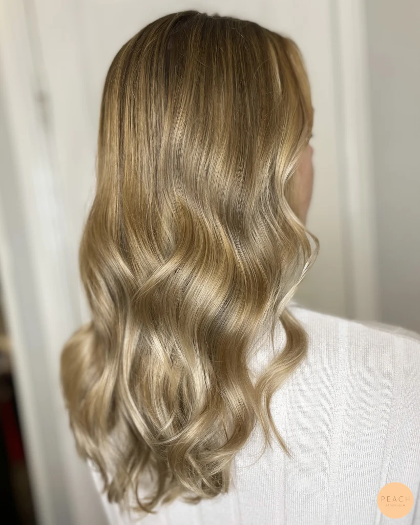 Varm/beige Balayage