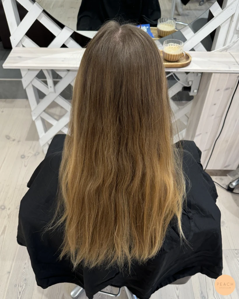 Warm blonde med mjuka teasylights