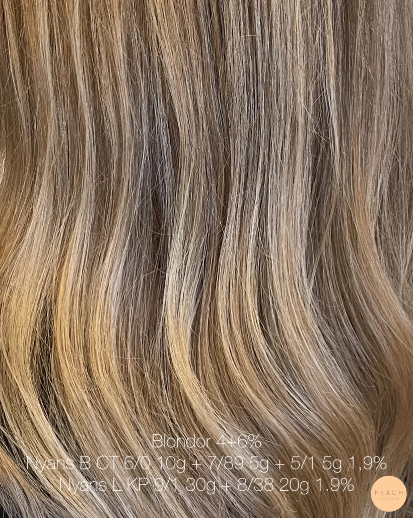 Blonda slingor med en beige nyans ✨