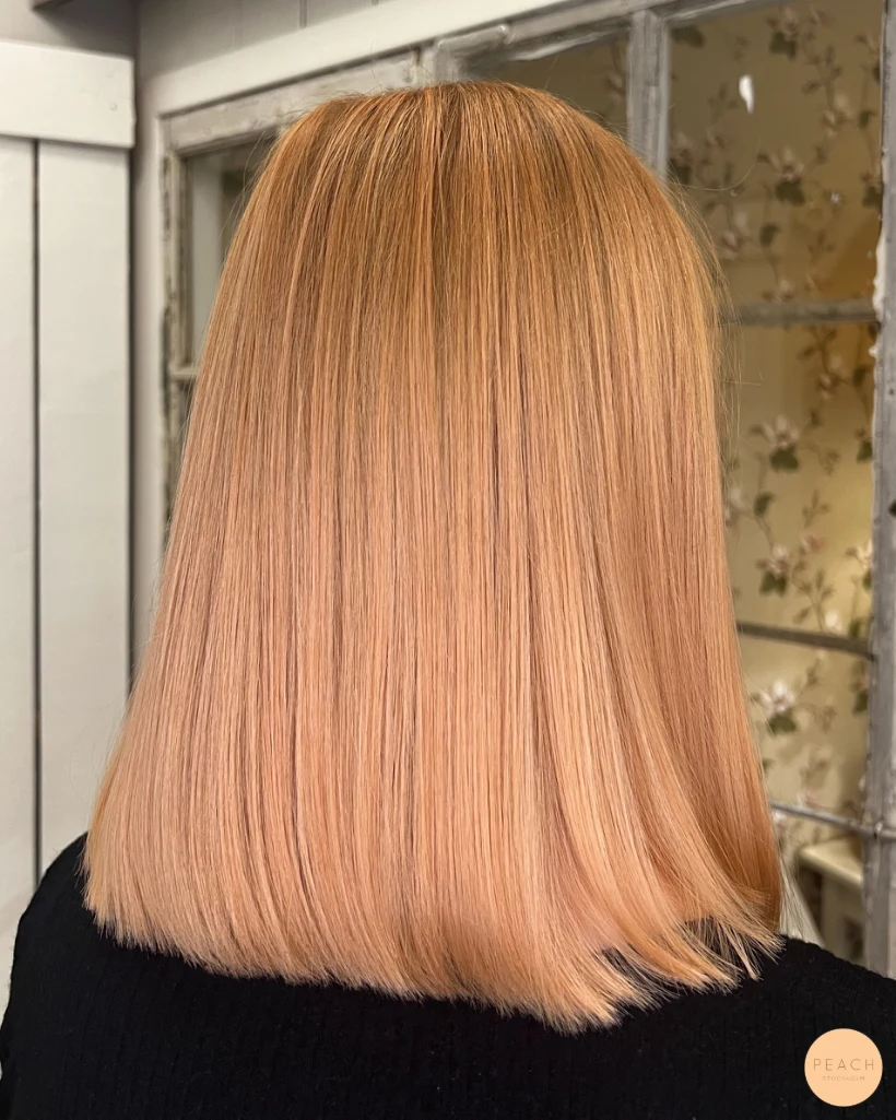 Peachy hair 🍑