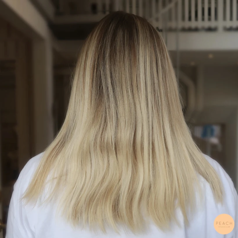 Blond hårfärg varm kall