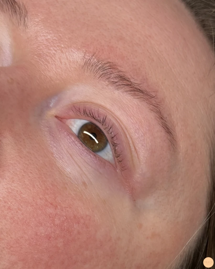 Lashlift browlift före efter