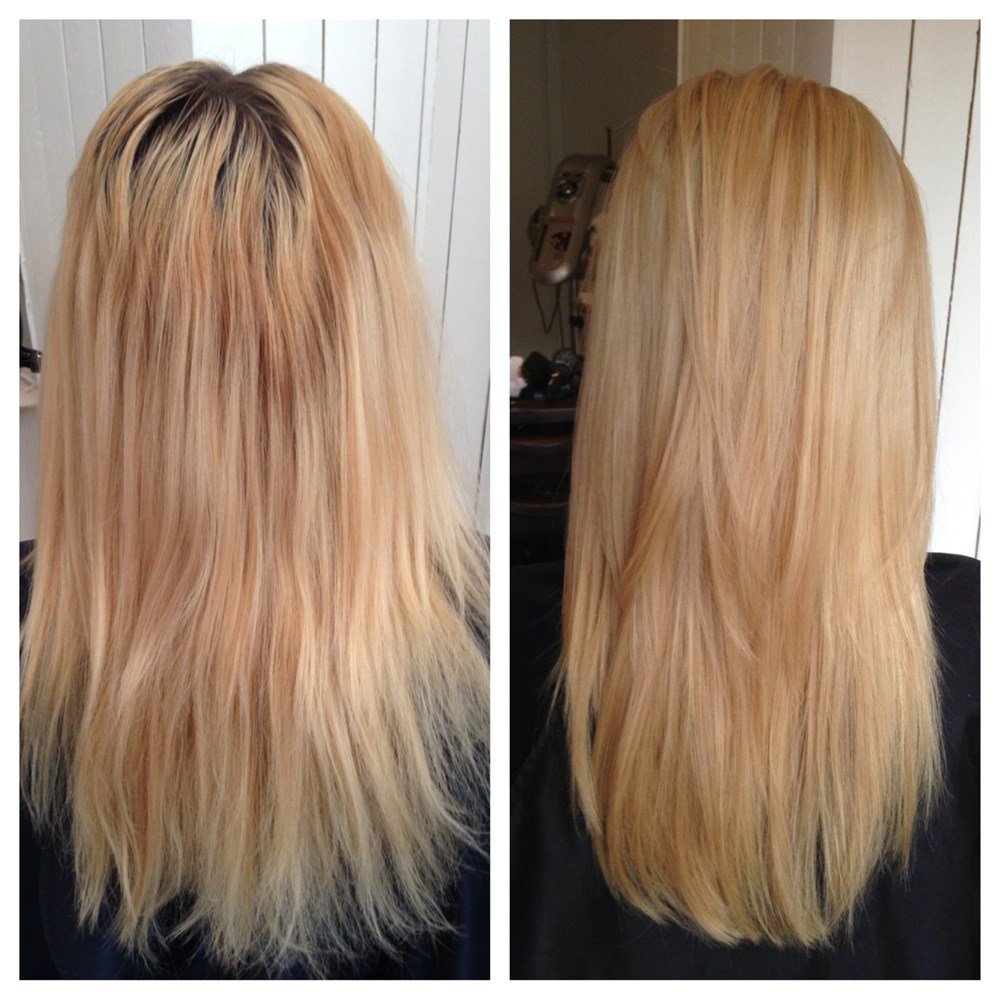 Blonda slingor