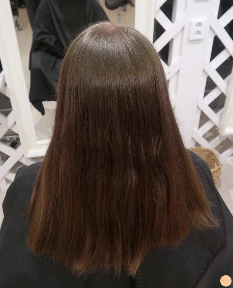 Ljus brun balayage
