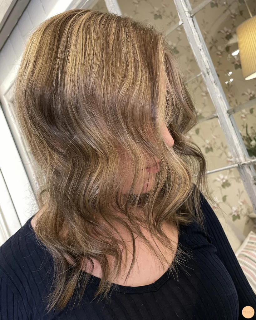 Bronde hair color