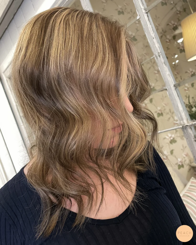Bronde hair color