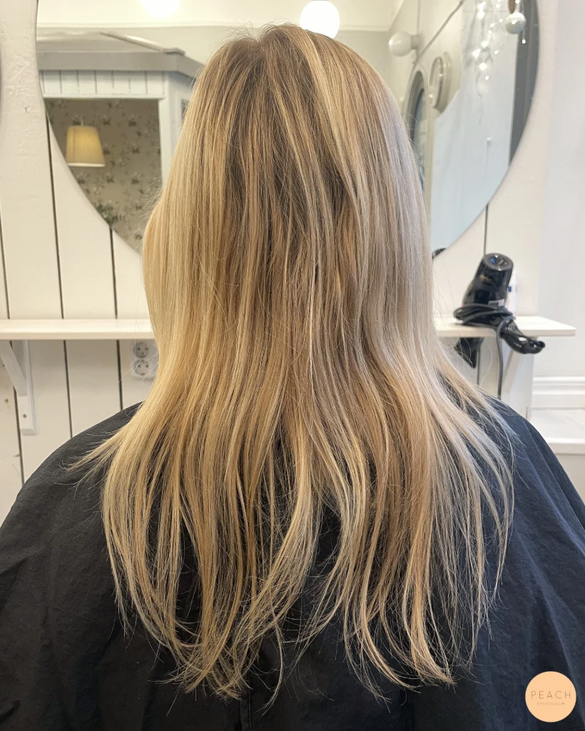 Bronde hair color