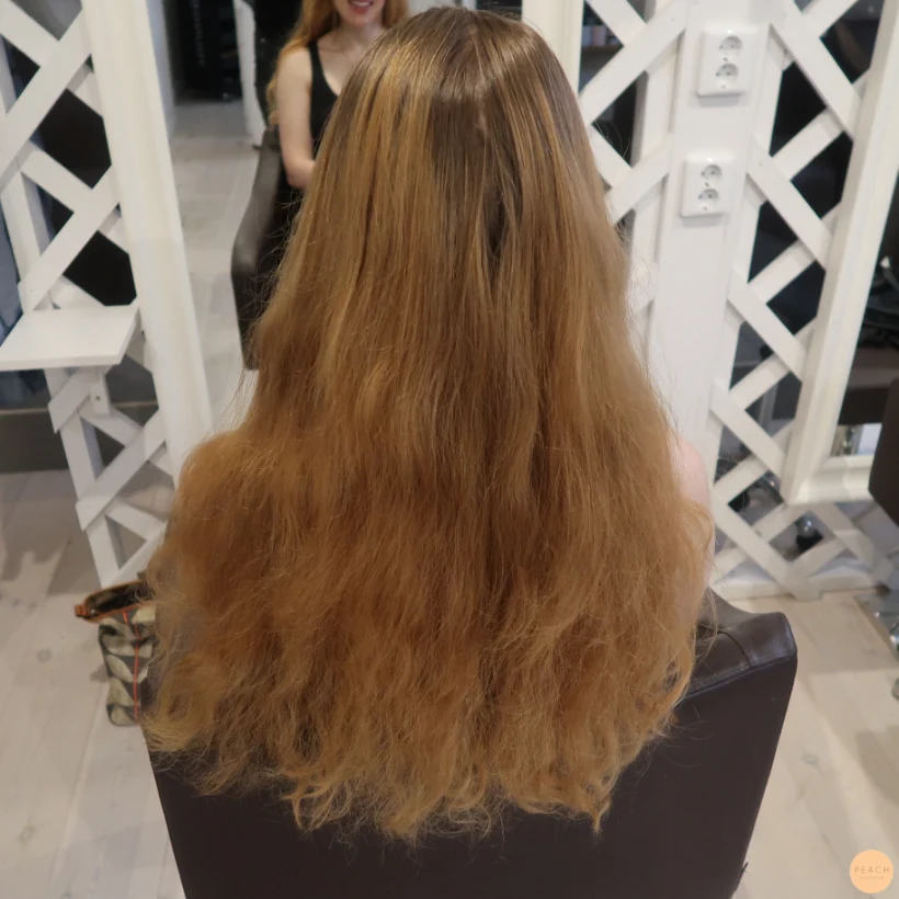 Peach blonde