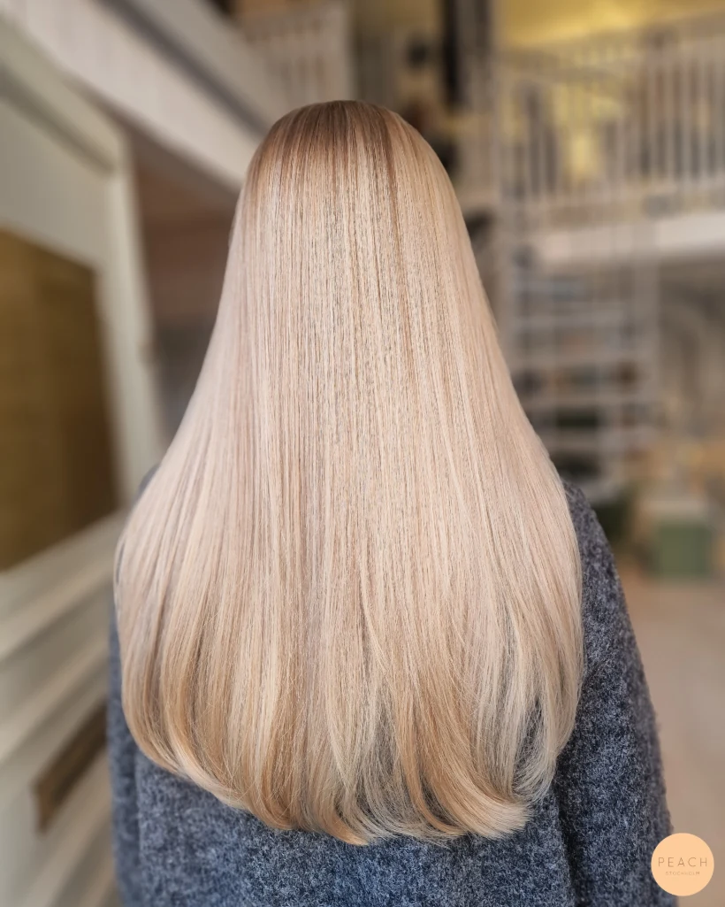 Seamless Blonde med röda toner
