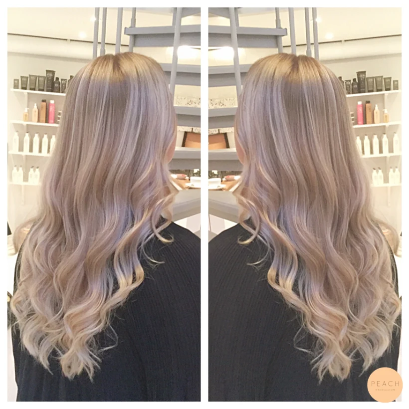 Sombre med mjuk root shadow