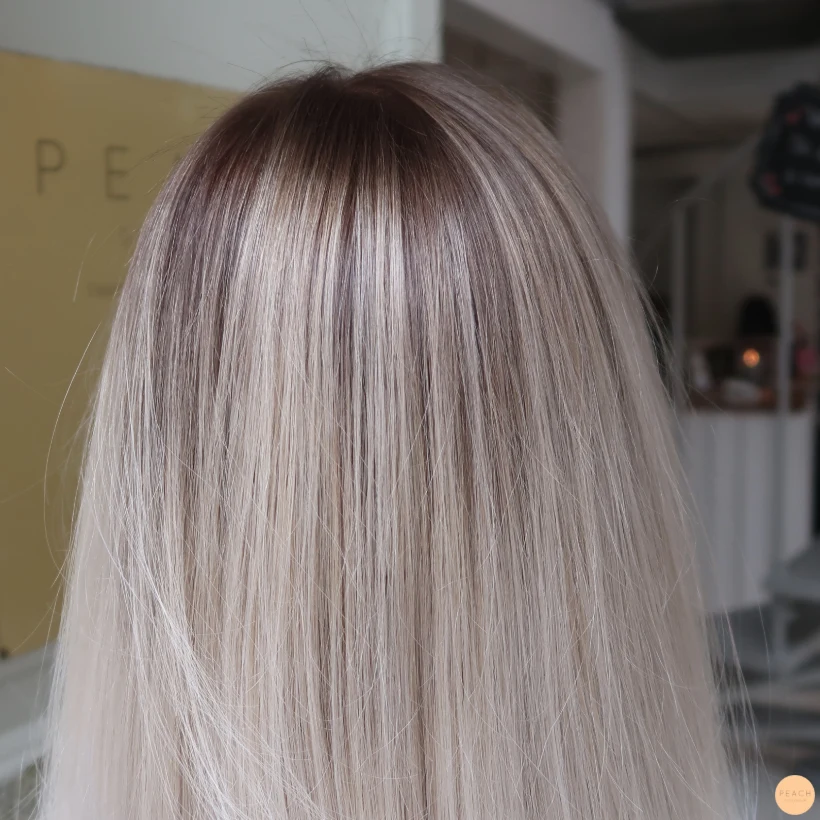 Soft krispig blond färg