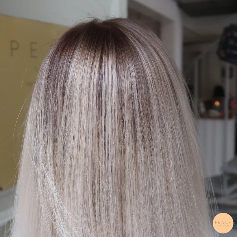 Soft krispig blond färg