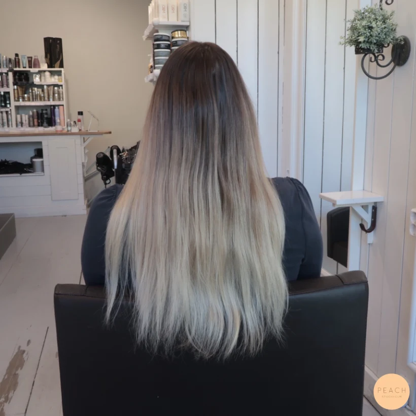 Lyxig blond med rootshadow