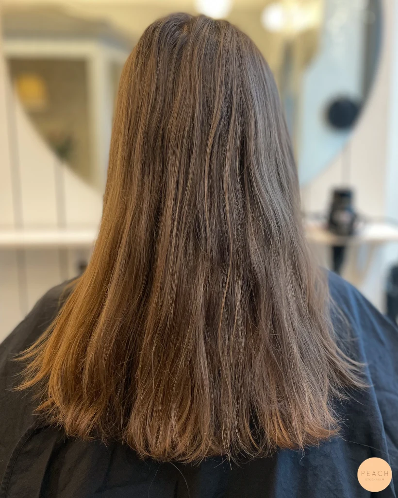 Brown hair with a touch of beige