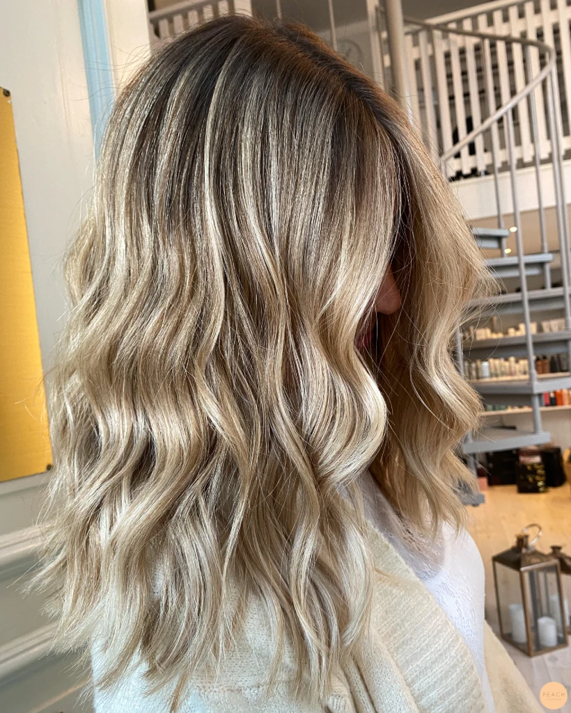 Balayage blond