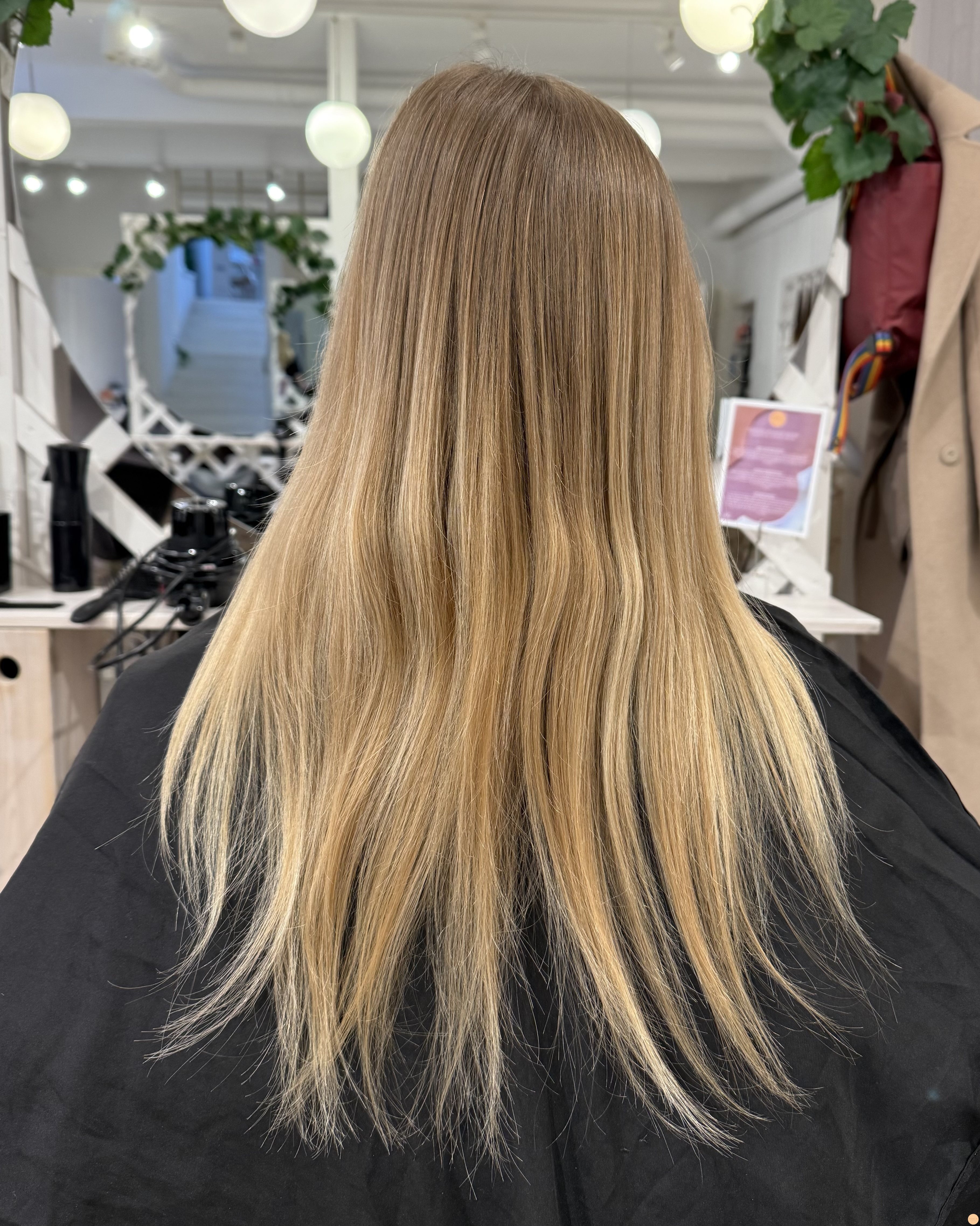 Höst blond hårfärg
