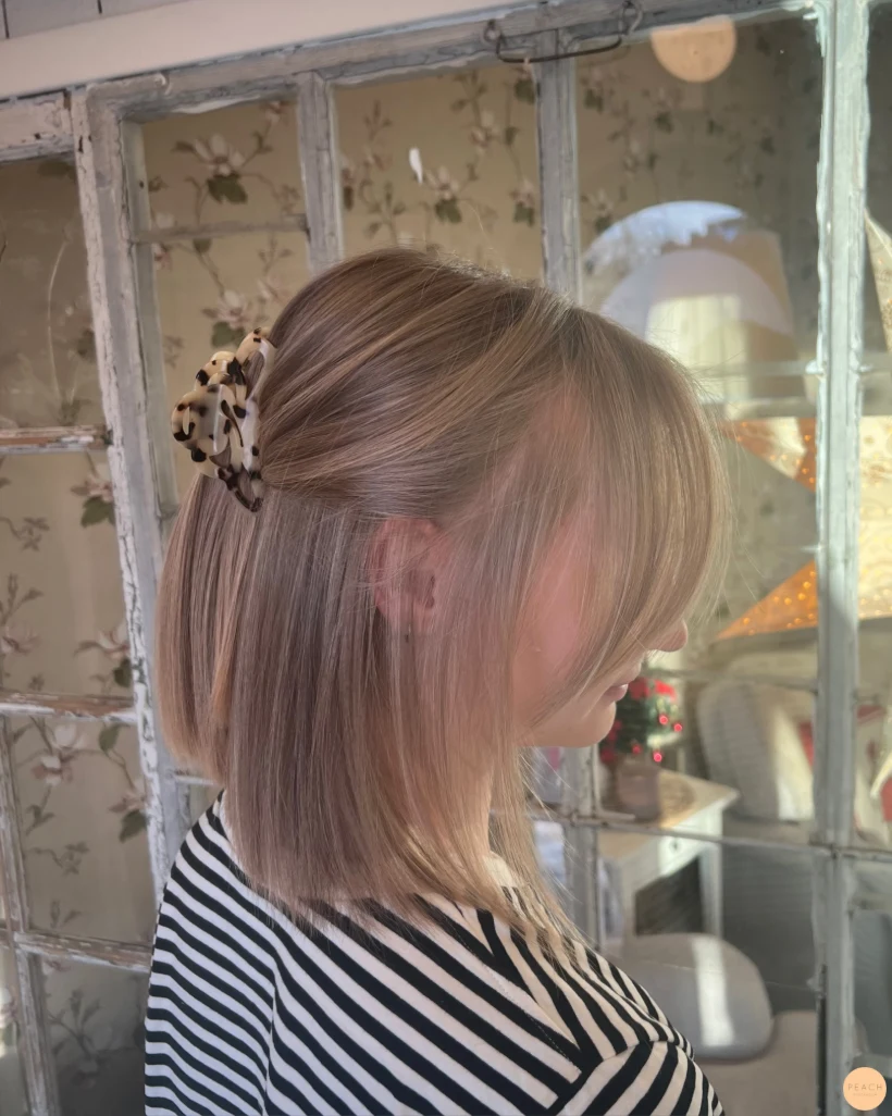 Soft cream beige balayage 🤍🍑