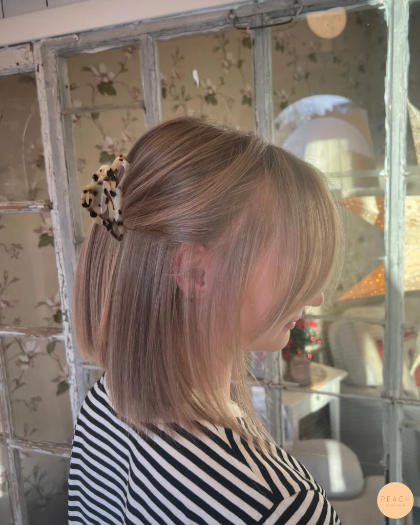 Soft cream beige balayage 🤍🍑