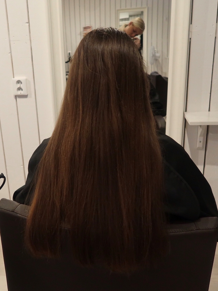 Balayage brown hair