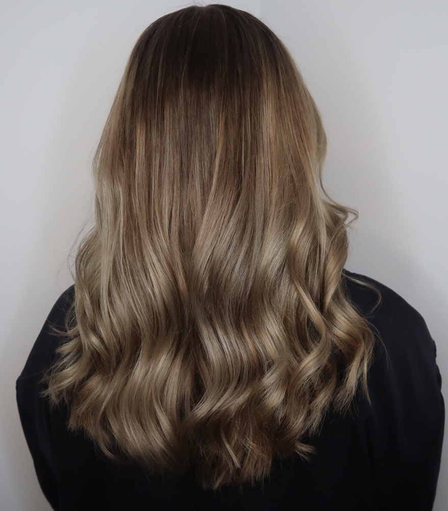 Ljus brun balayage
