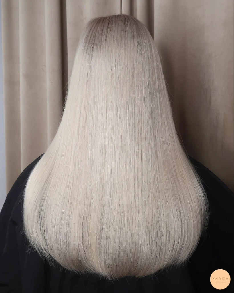 Blonda slingor och Hairtalk förtjockning