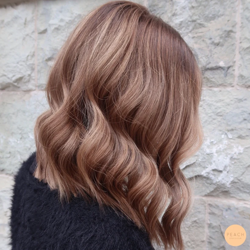 Naturlig balayage klippt i lob