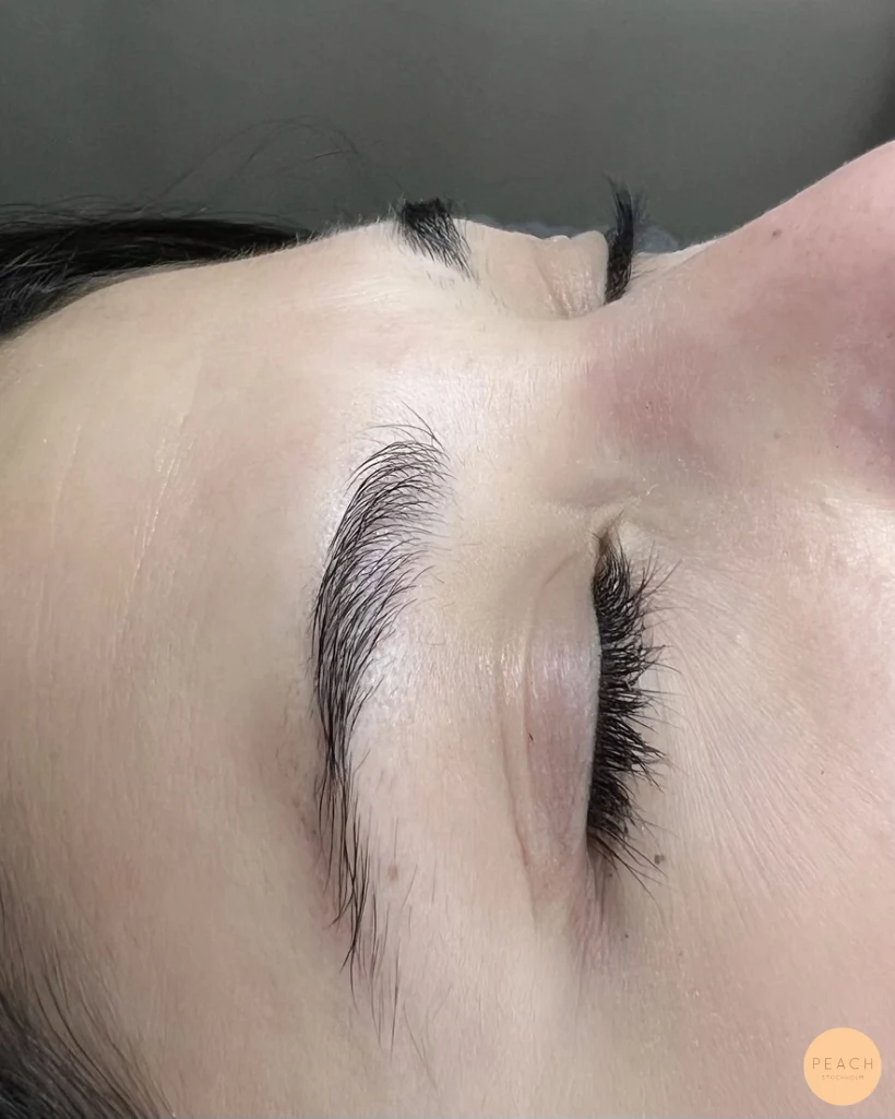 Yumi brows före och efter