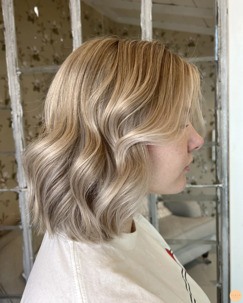 Light blonde hair