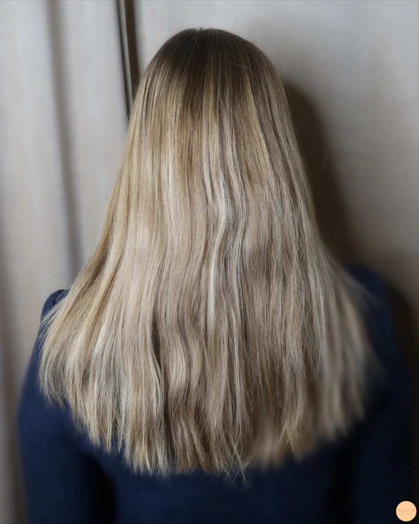Soft koppar blond
