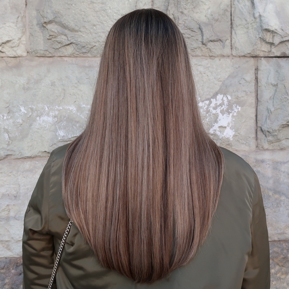 Från varm blond till kall hårfärg