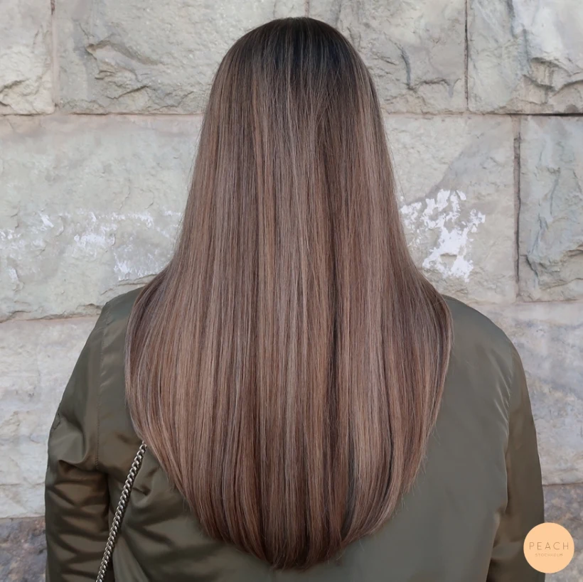 Från varm blond till kall hårfärg
