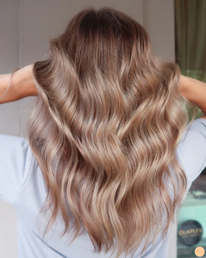Balayage i svala toner