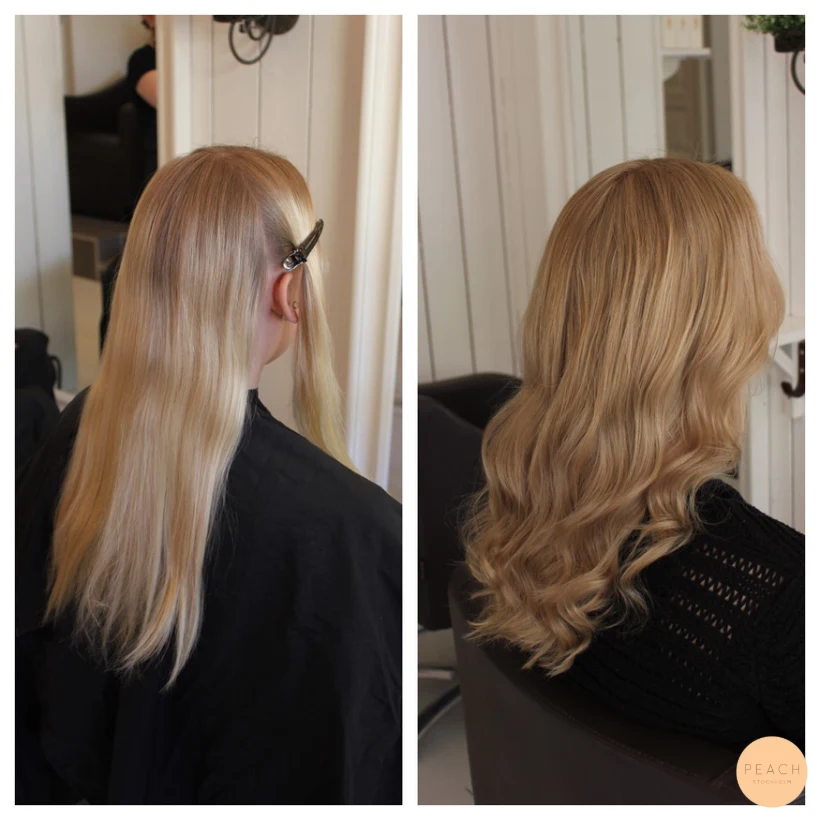 Beige blonde med beige toner