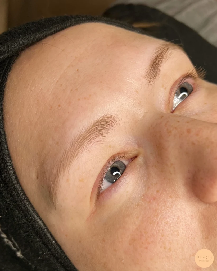 Lashlift och Browlift – salongsresultat av Erika Gradin, 23 augusti 2022