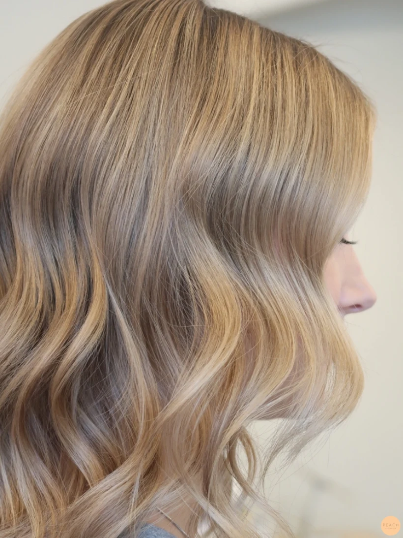 Balayage blond varm kall