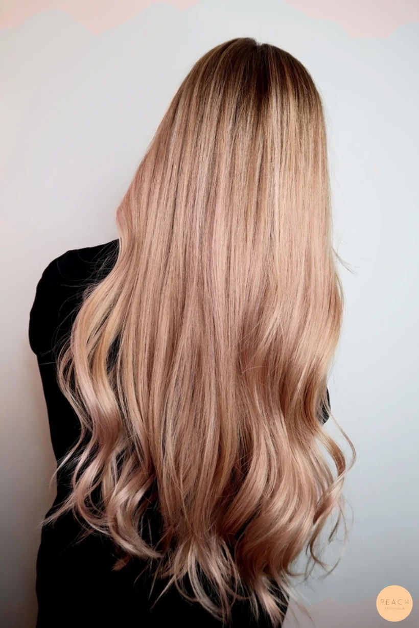 Hårfärg rose gold