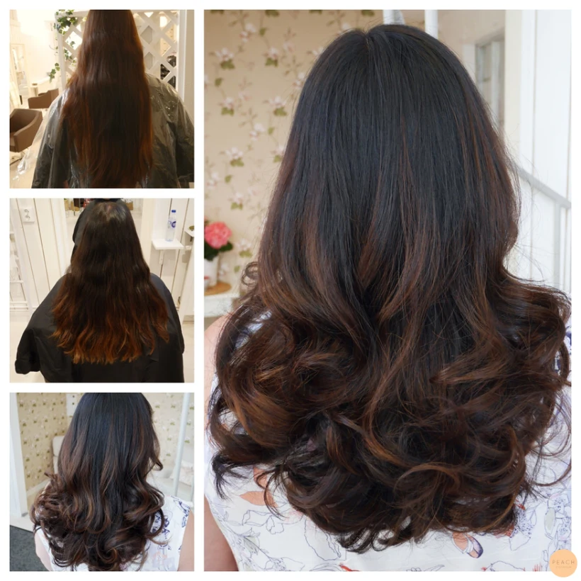 Balayage hår